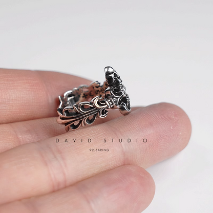 FILIGREE CROSS RING