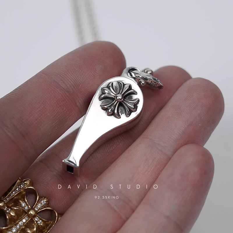 CH PLUS WHISTLE PENDANT – BALL CHAIN