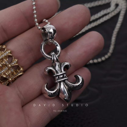 BS FLEUR PENDANT WITH BAIL – BALL CHAIN