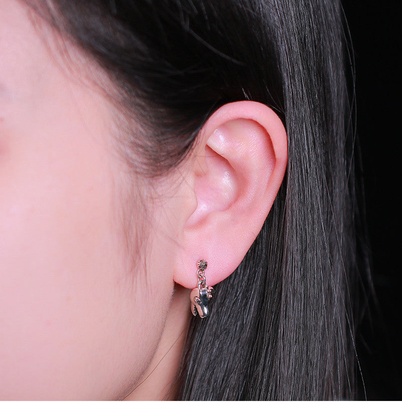 GODZILLA DINOSAUR DROP EARRINGS