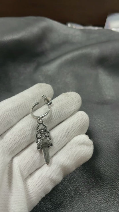 DAGGER HOOP EARRINGS