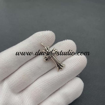 DOUBLE CROSS CHARM