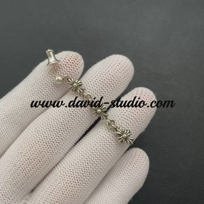 3 DROP CROSS EARRING