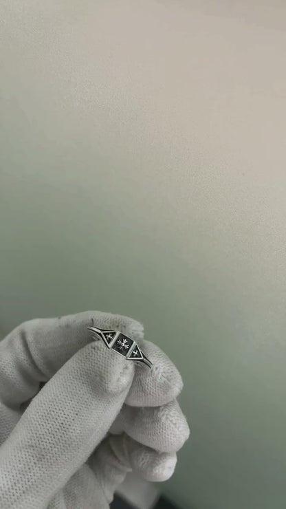 CHROME HEARTS TRIPLE CROSS DECO RING
