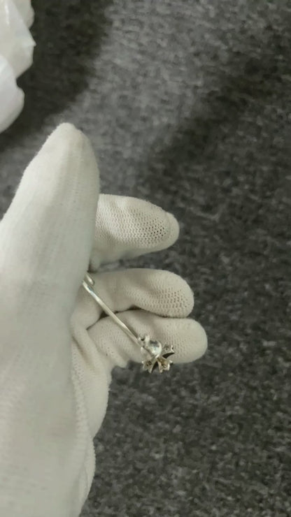 CH PLUS HOOP EARRING