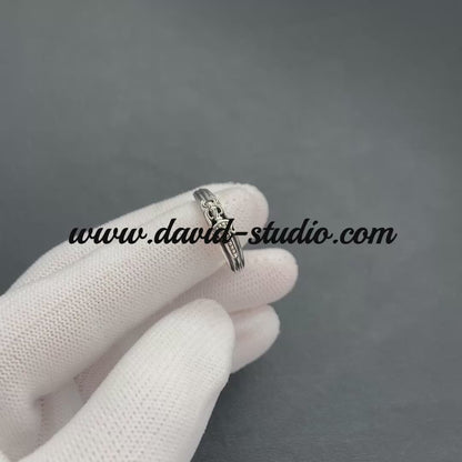 BABY CLASSIC FLORAL CROSS/DAGGER/FLEUR TAIL RING