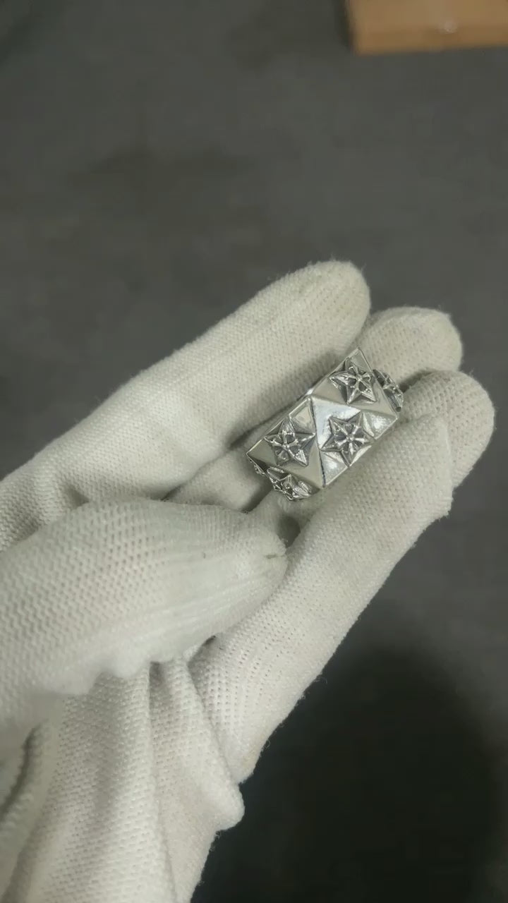 Chrome Hearts Star Pentagon Ring – David Studio – David_Studio