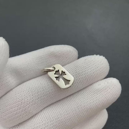 MINI CROSS CUT OUT CHARM