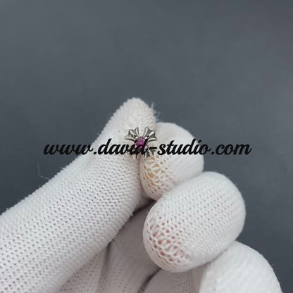 CH PLUS STUD EARRINGS WITH MOISSANITE