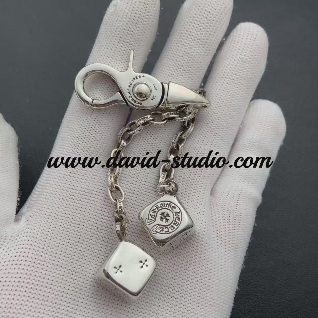 Chrome Hearts Dice Keychain – David Studio – David_Studio