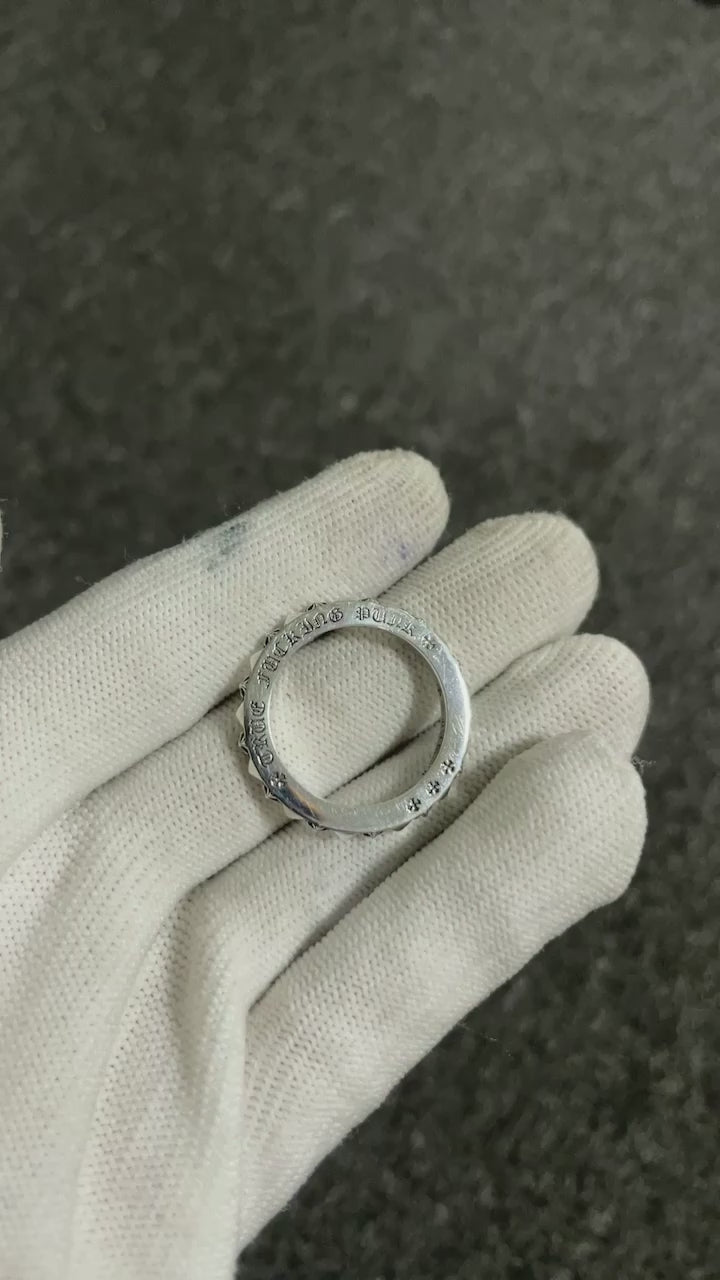 Chrome Hearts True Fucking Punk Ring – David Studio – David_Studio