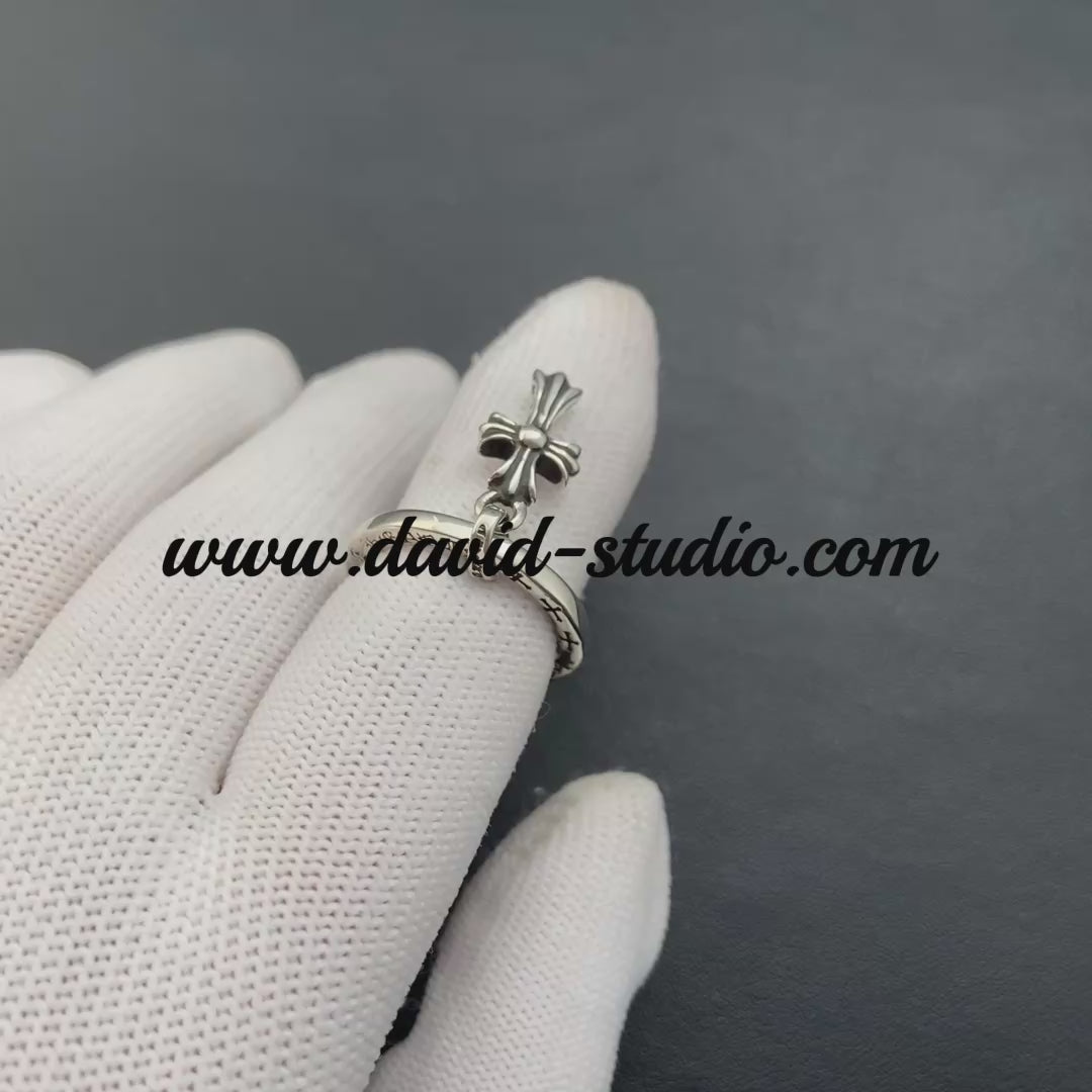 ア*だ様 CHROME HEARTSクロムハーツSTEEL BABY2スティール Chrome Hearts Stack Babyfat Ring – David Studio – David_Studio