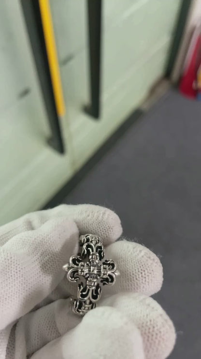 FILIGREE CROSS RING