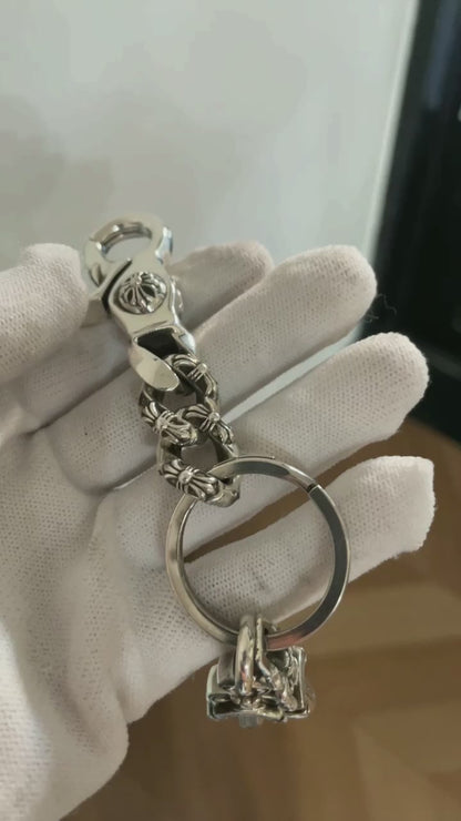 DOUBLE DAGGER KEY RING