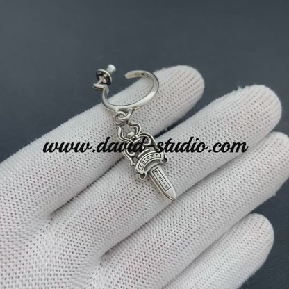 DAGGER HOOP EARRINGS