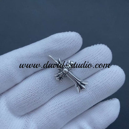 DOUBLE CROSS CHARM